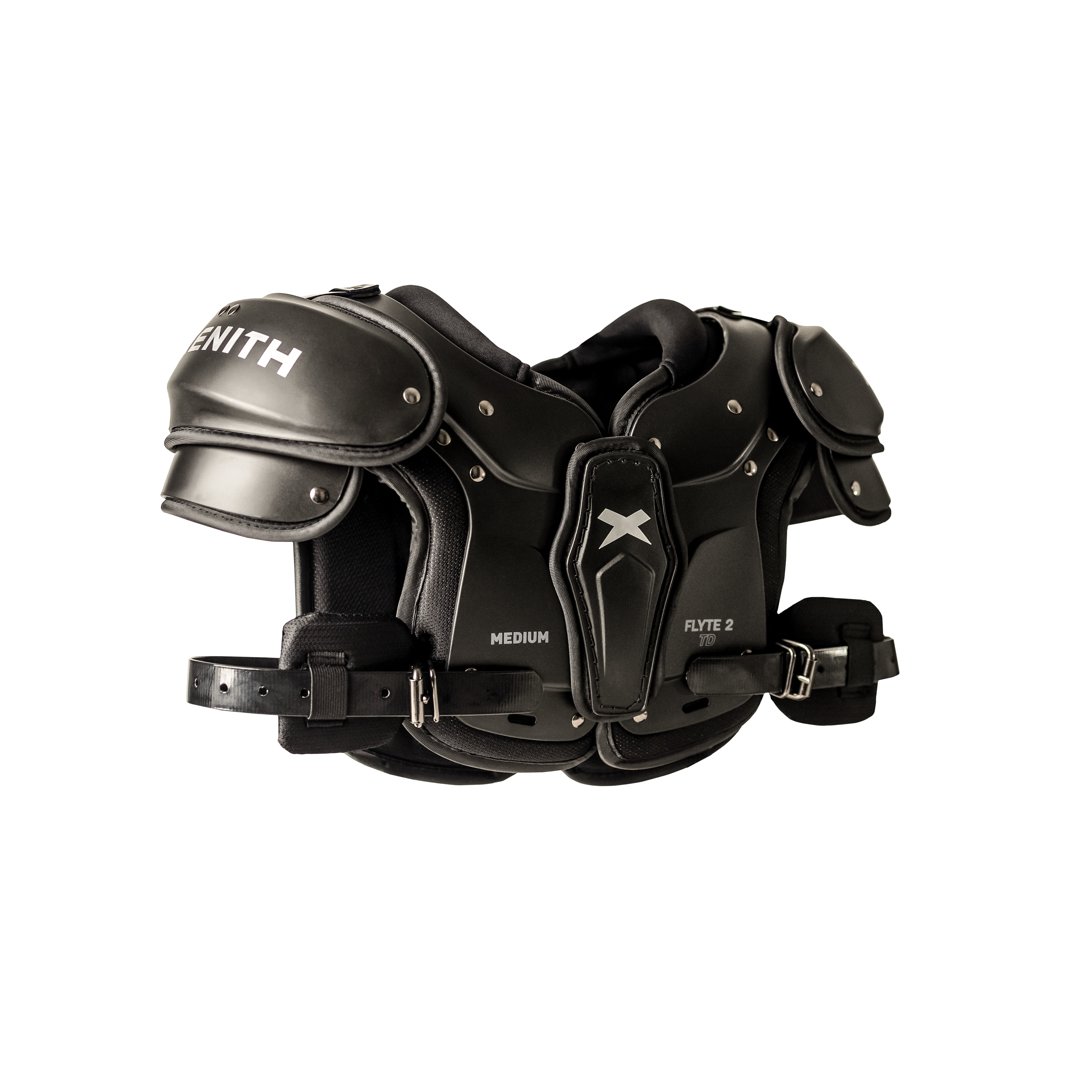 Flyte 2 TD Shoulder Pad Front Angle. #style_td