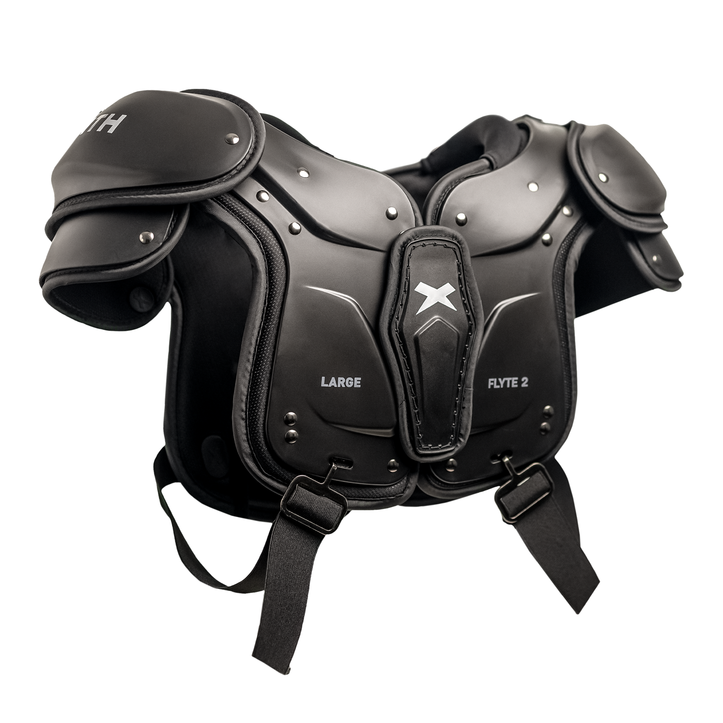 Flyte 2 SF Shoulder Pad Front Angle. #style_sf