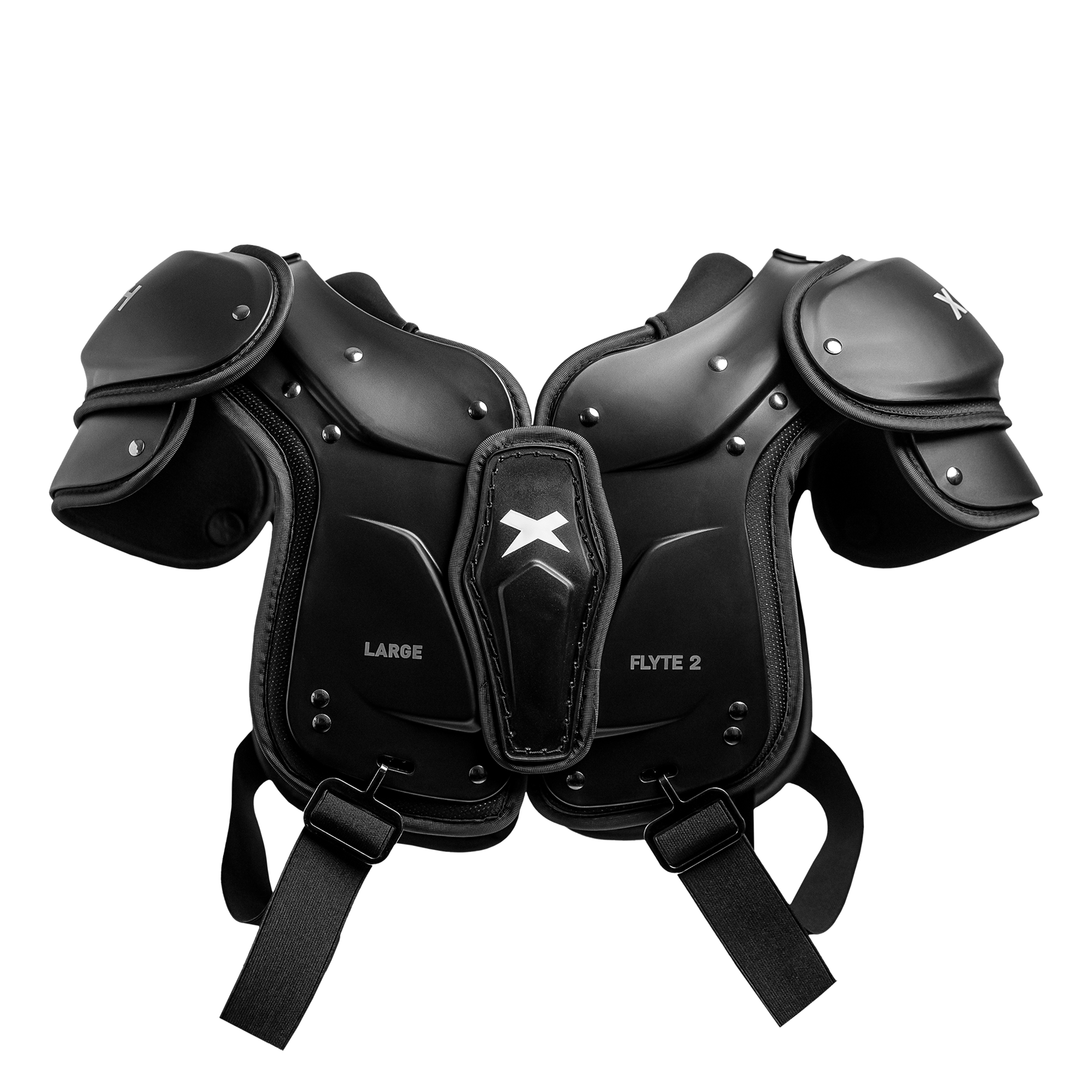 Flyte 2 SF Shoulder Pad Front Angle. #style_sf