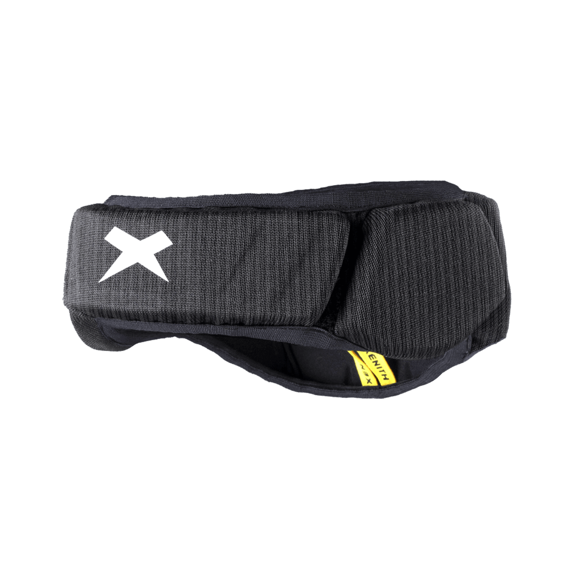 Black Xenith loop non-tackle headgear from front diagonal.