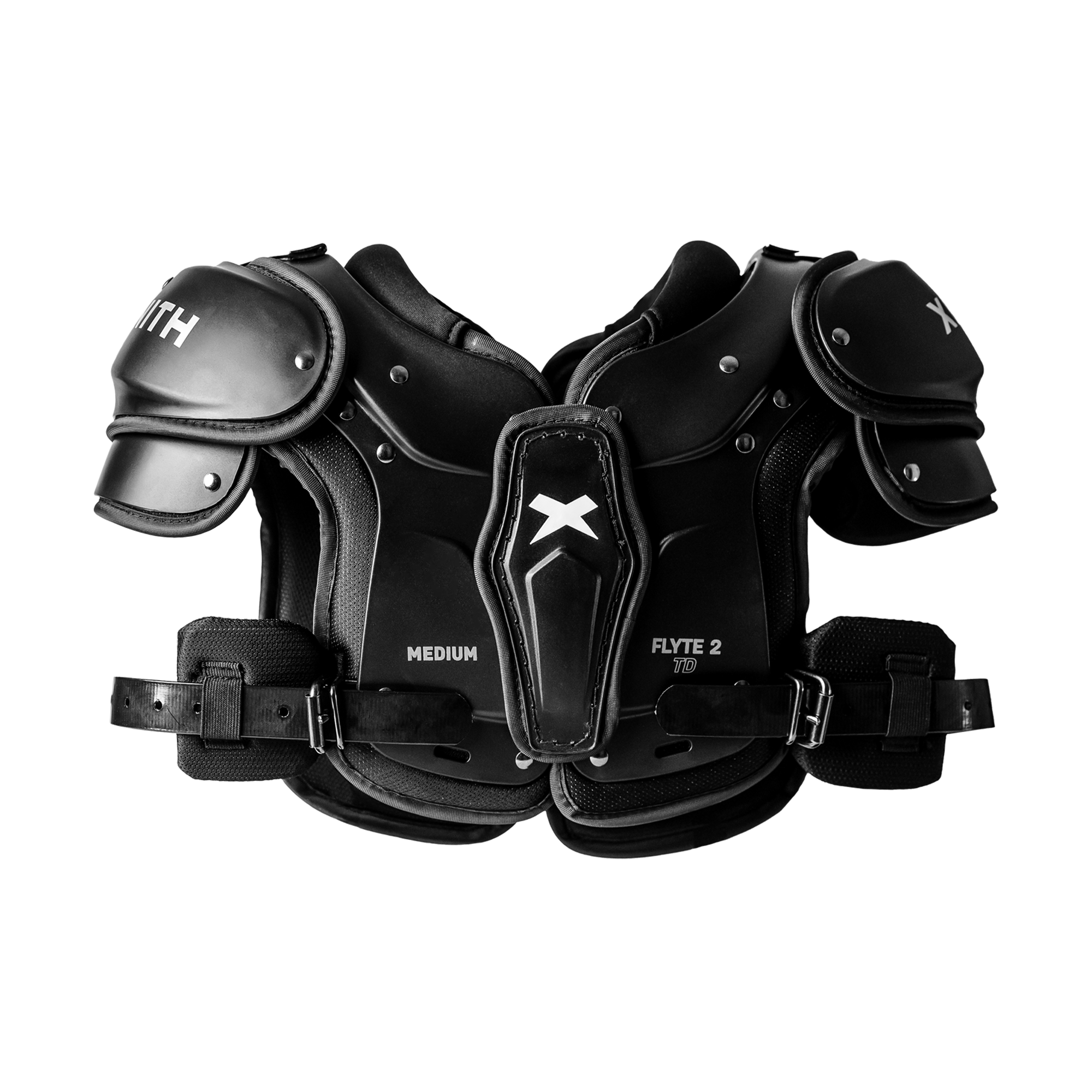 Flyte 2 TD Shoulder Pad Front Angle. #style_td