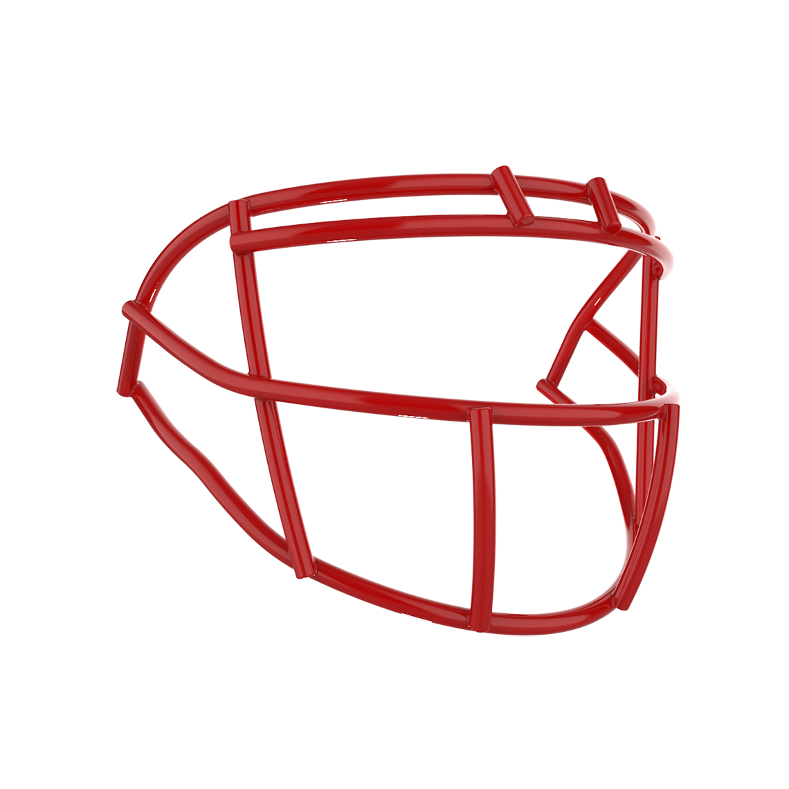 Color::scarlet | Scarlet XRS-21X face mask for football helmet.