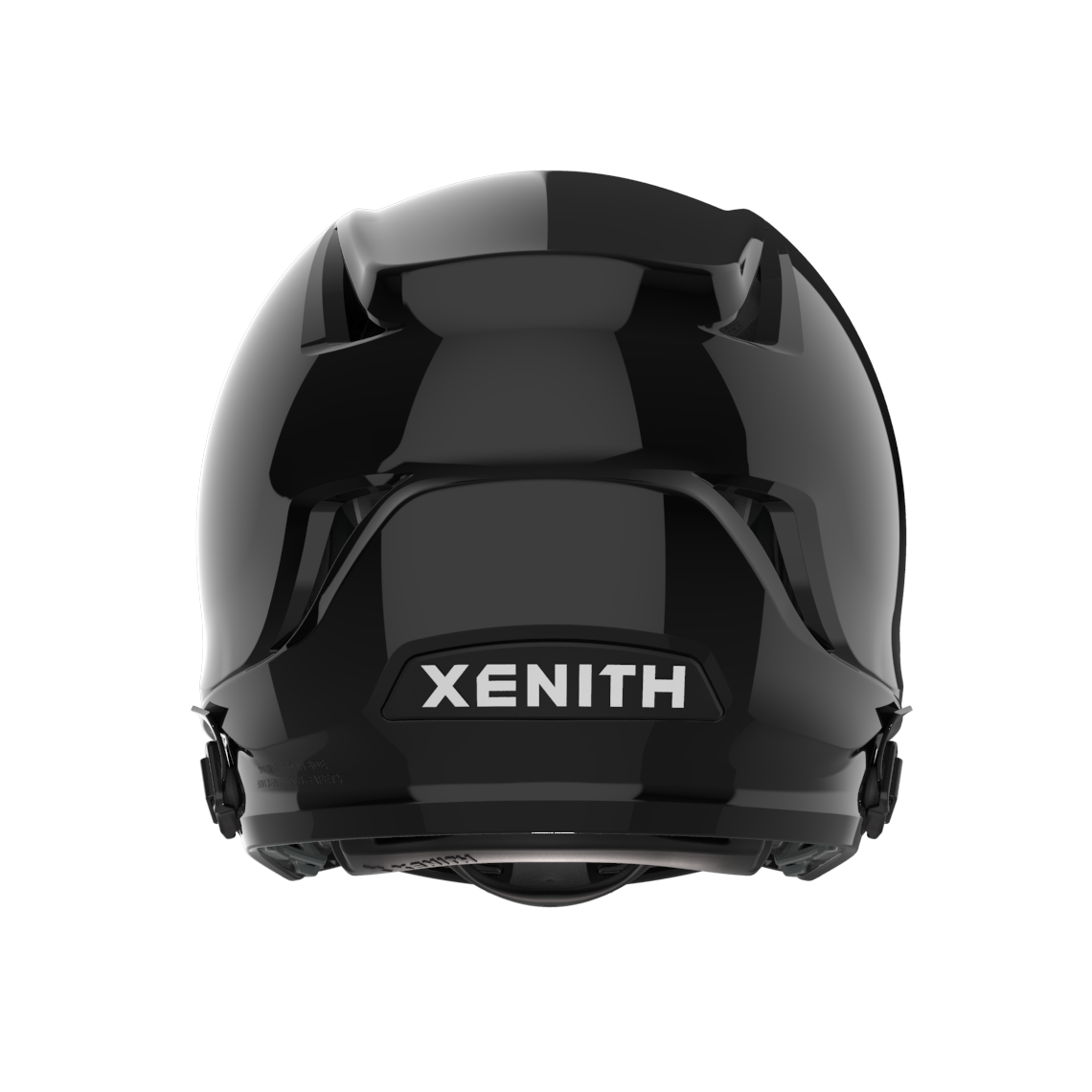 Color::black/black, facemask::xrn-22x | Shadow XR football helmet with black shell and black XRN-22X facemask from rear.