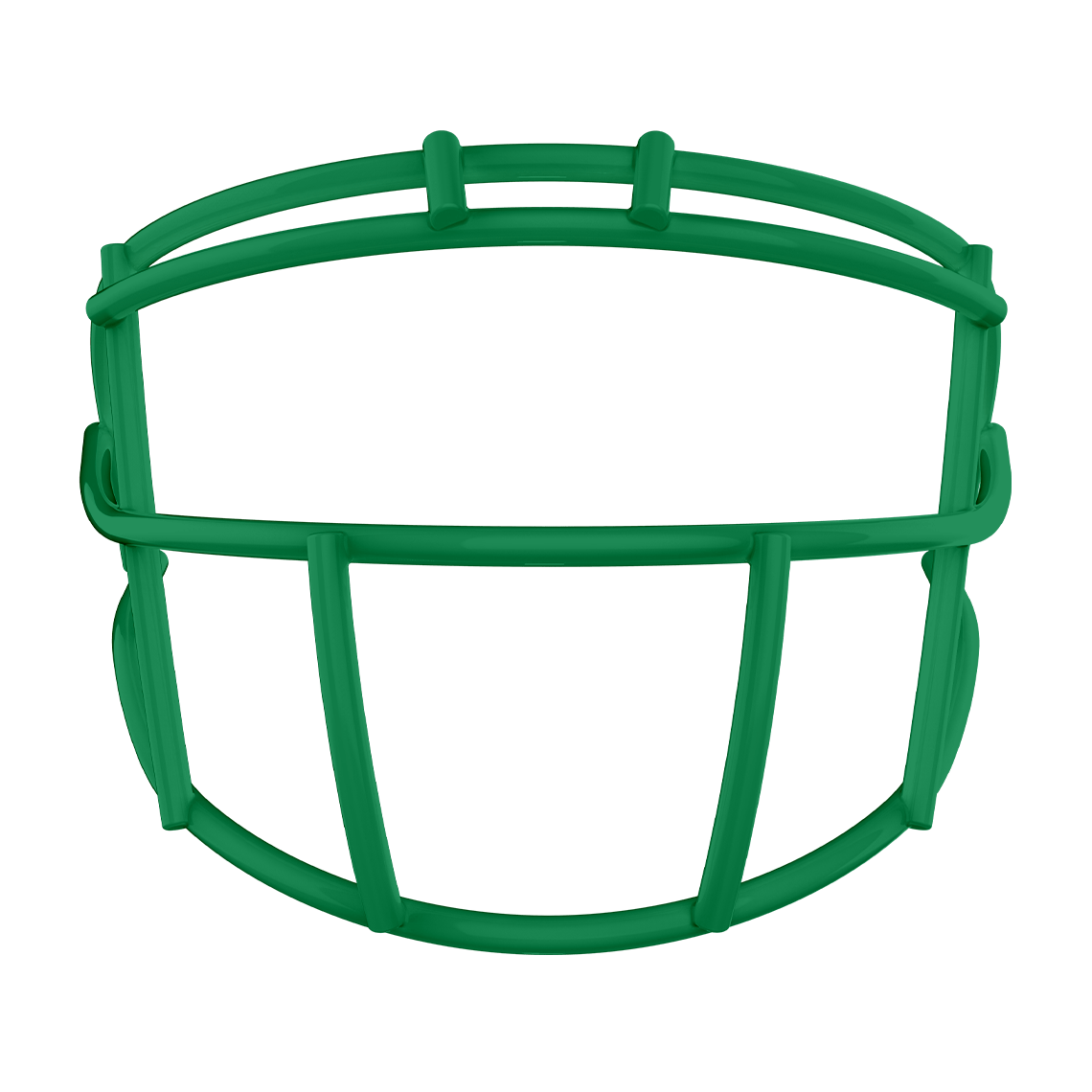 Color::kelly green | Kelly green XRS-21X face mask for football helmet.