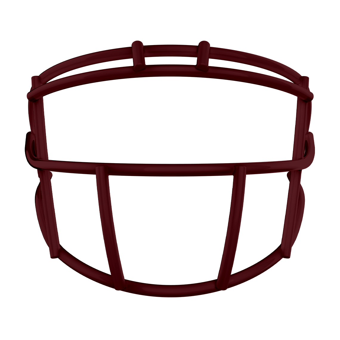 Color::maroon | Maroon XRS-21X face mask for football helmet.