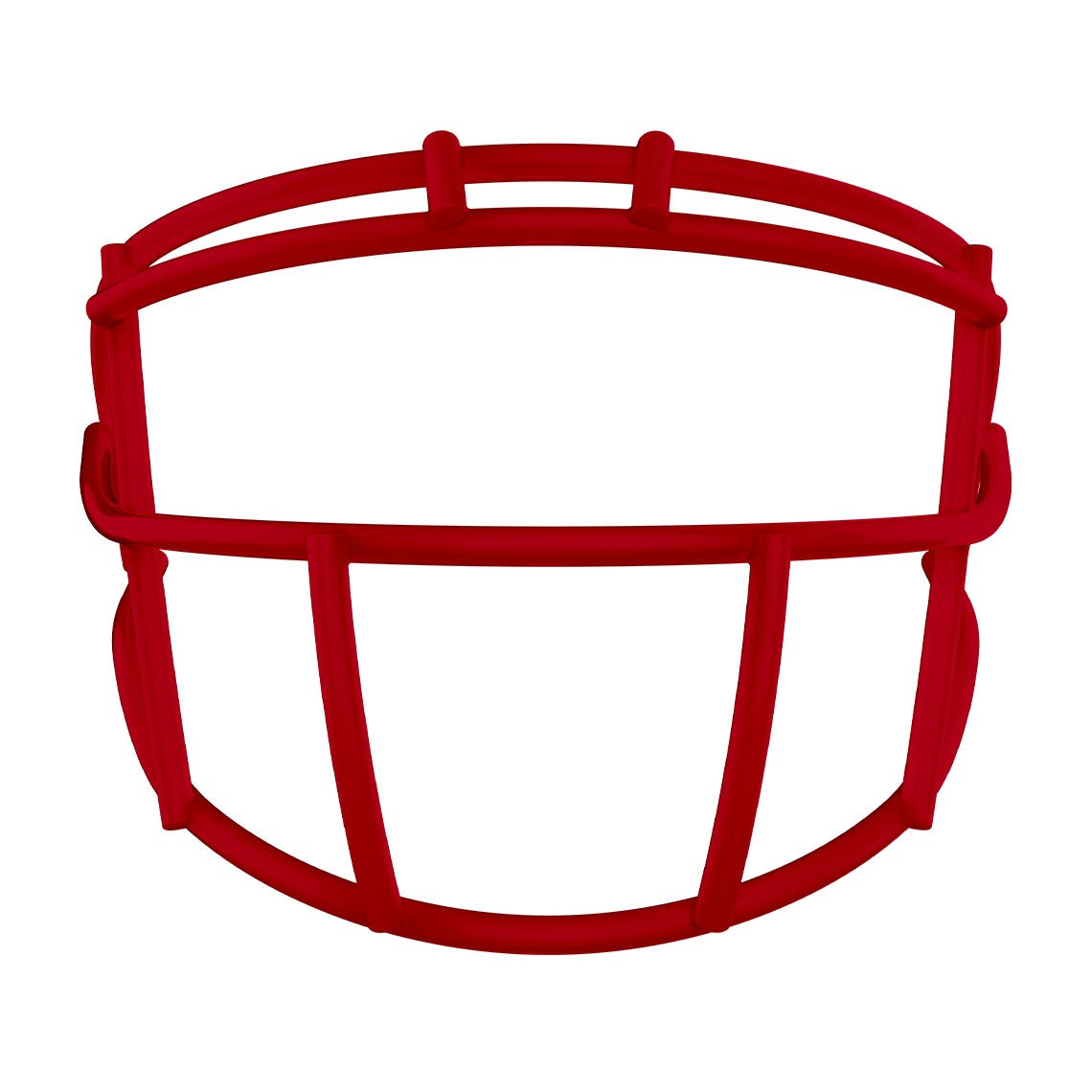 Color::scarlet | Scarlet XRS-21X face mask for football helmet.