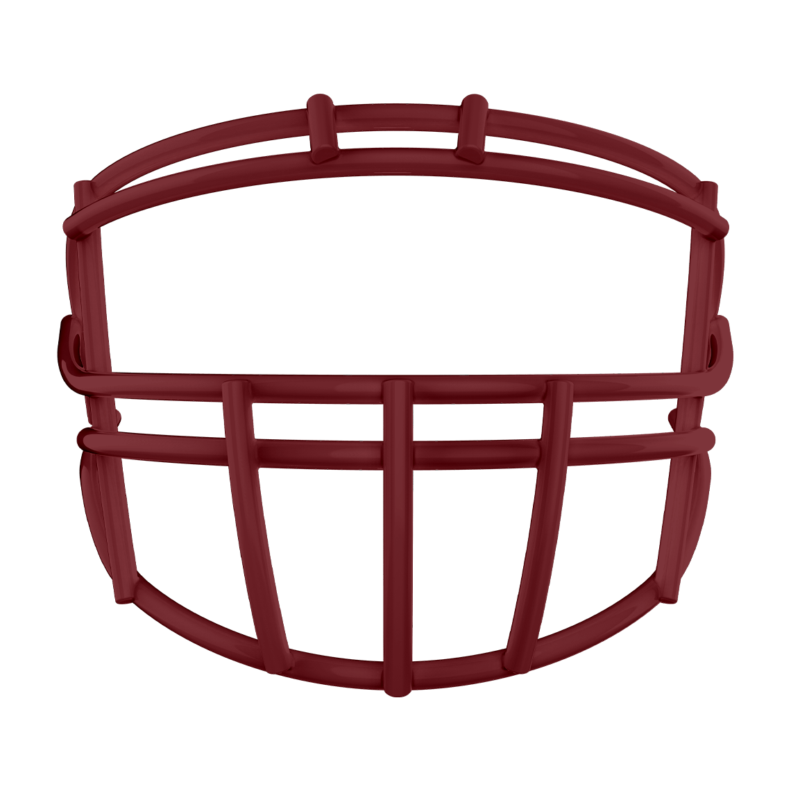 Color::cardinal | Cardinal XRS-22X face mask for football helmet.