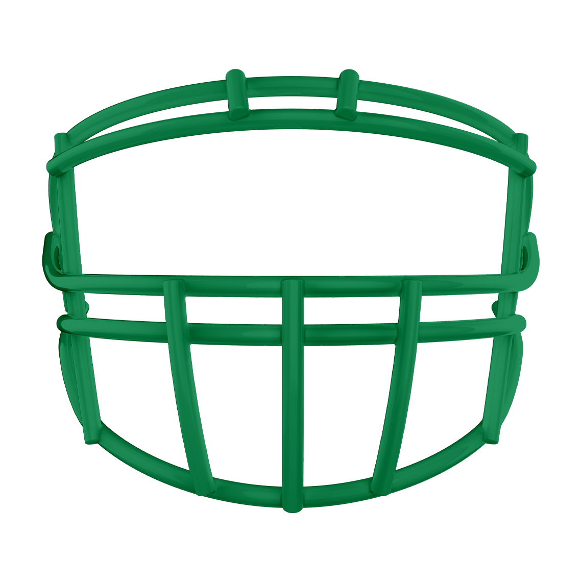 Color::kelly green | Kelly green XRS-22X face mask for football helmet.