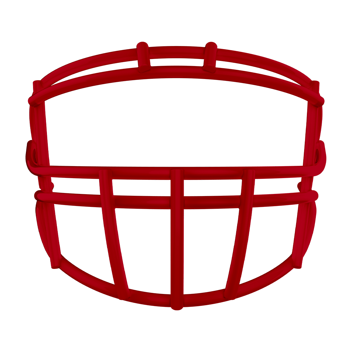 Color::scarlet | Scarlet XRS-22X face mask for football helmet.