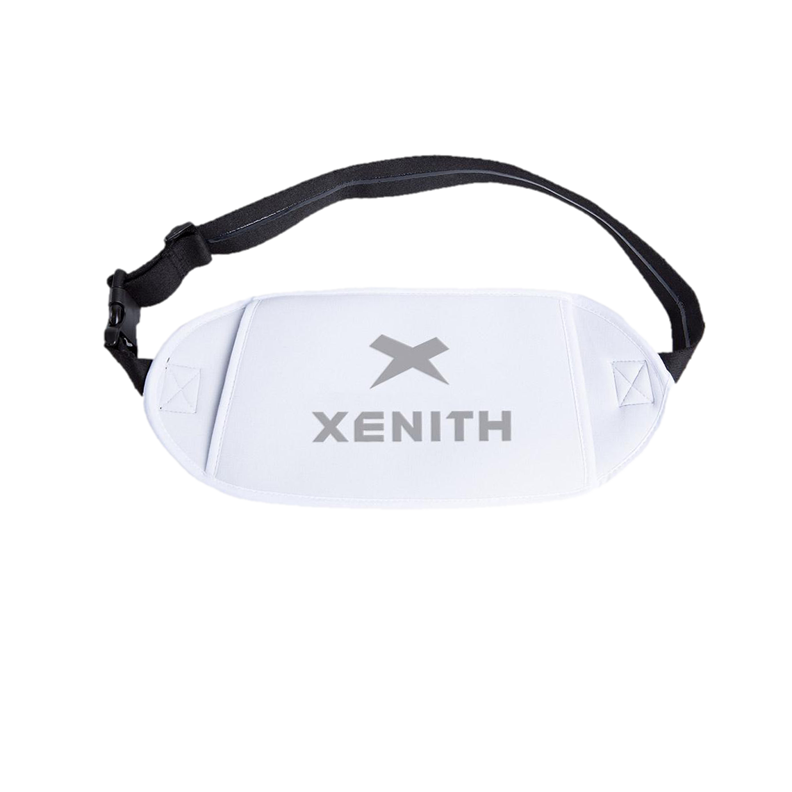 Color::white | White Xenith hand warmer showing black torso strap.