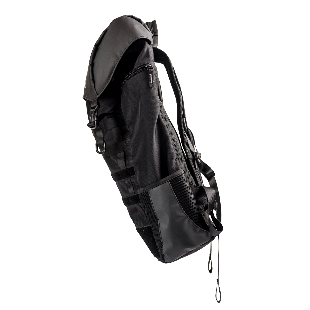 Black Xenith backpack with white Xenith logo.