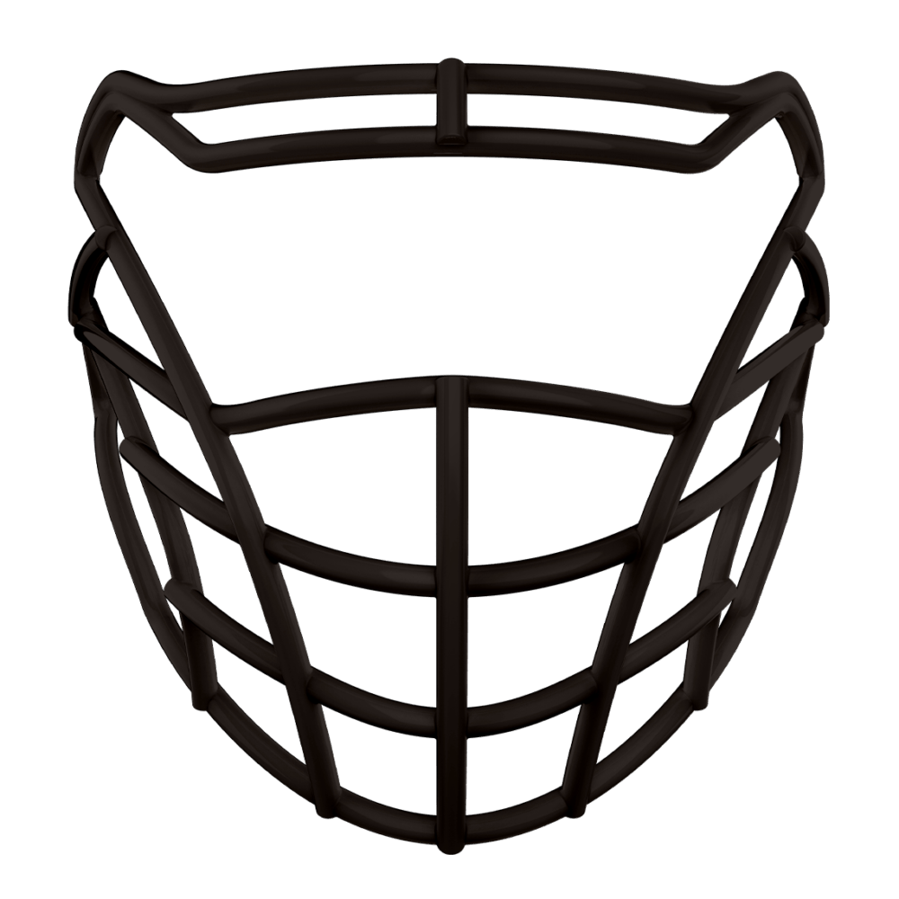 Black Pursuit face mask for football helmet.