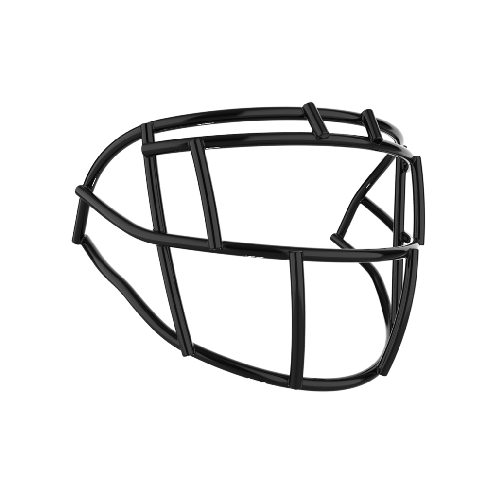 Black XRS-21SX face mask for football helmet.