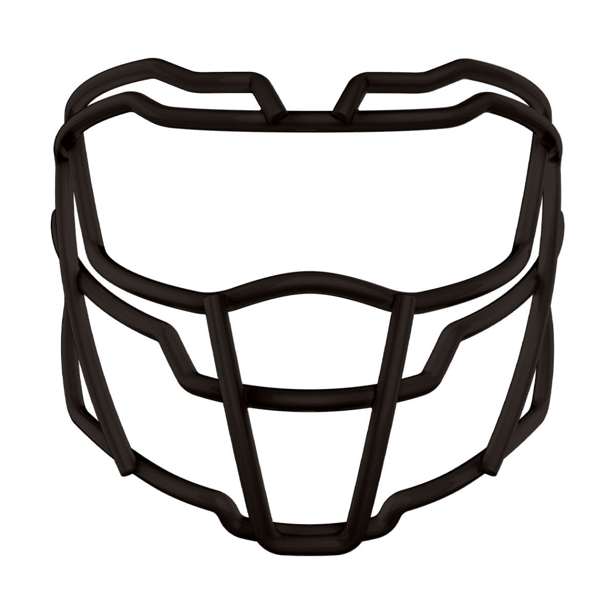 Black Precept face mask for football helmet.