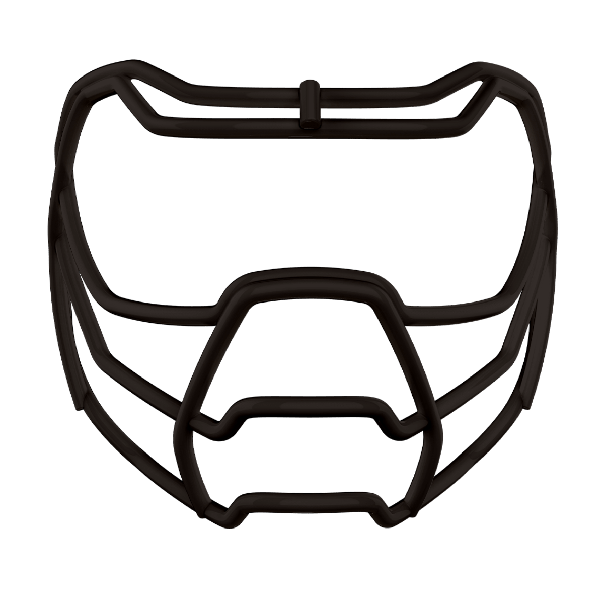 Black Prowl face mask for football helmet.