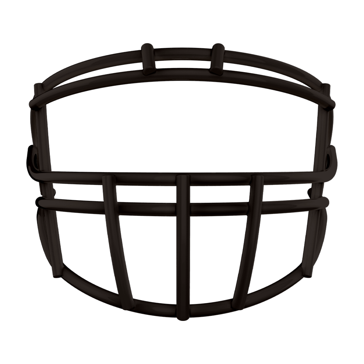 Black XRS-22 face mask for football helmet.