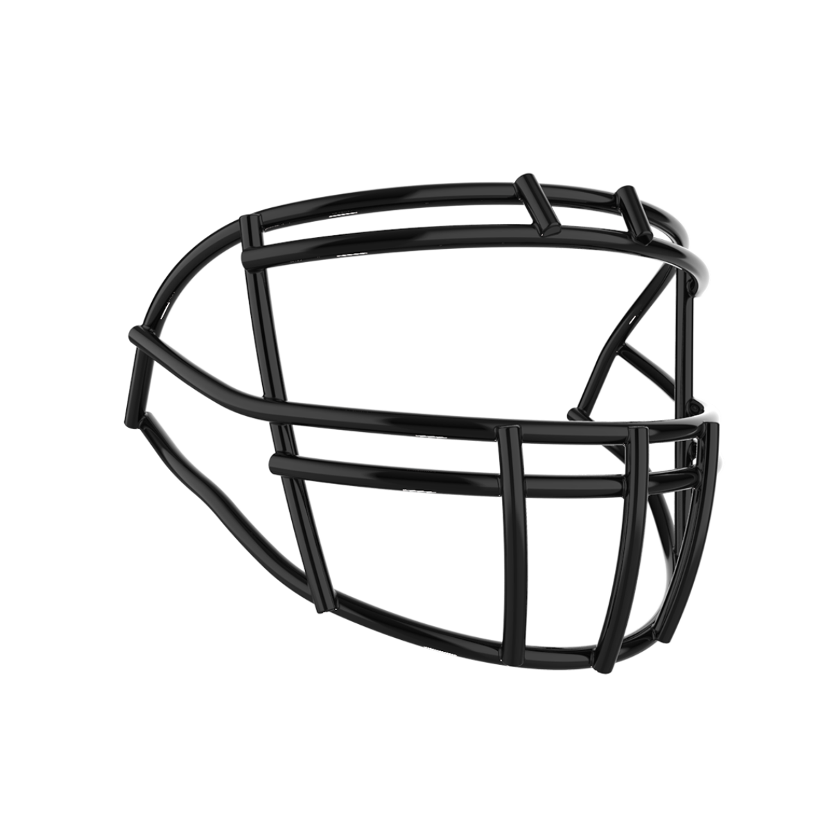Black XRS-22X face mask for football helmet.