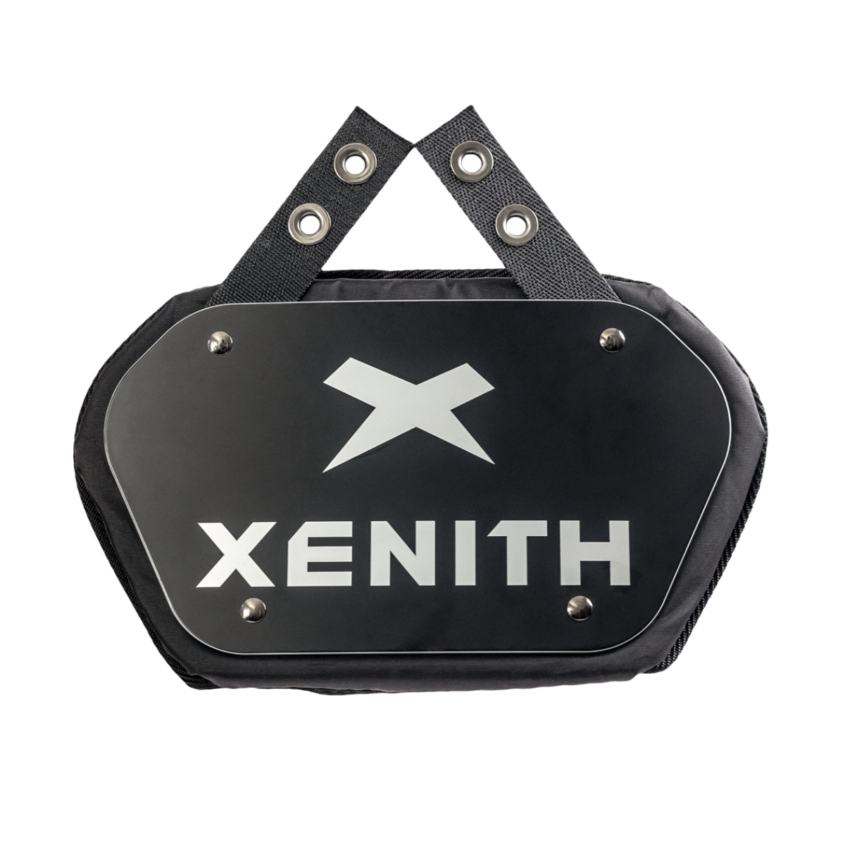Front view of Black Xenith Elite Backplate.