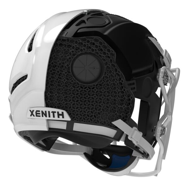 Xenith Orbit Helmet Rendering Cutaway Rear view