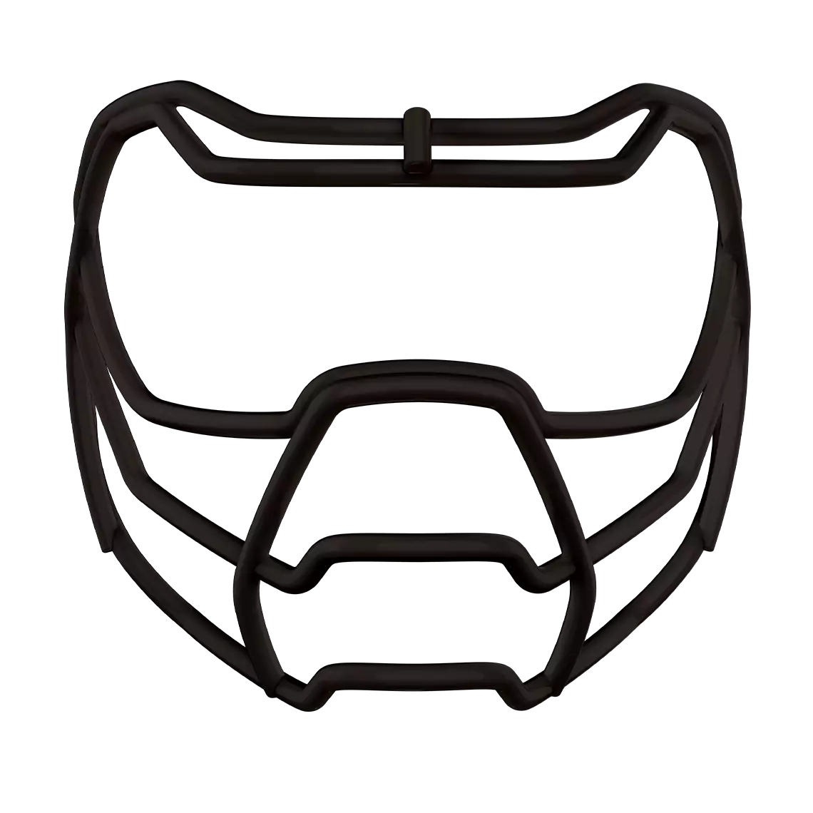 Black Prowl face mask for football helmet.