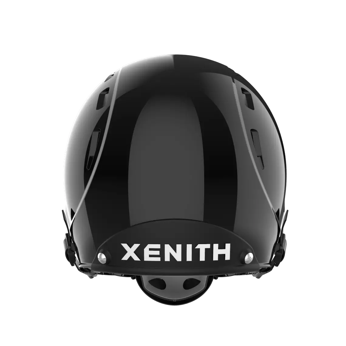 X2E+ football helmet with black shell and black Prime facemask from front diagonal.