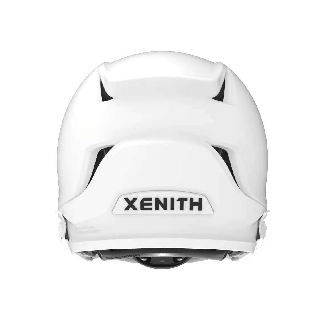 Shadow XR football helmet with black shell and white XRS-22SX facemask from front diagonal.