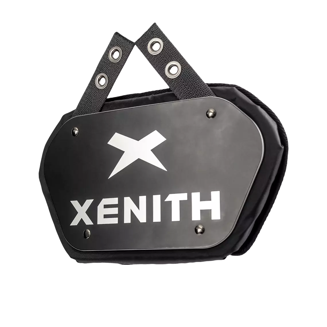 Right facing view of Black Xenith Elite Backplate.