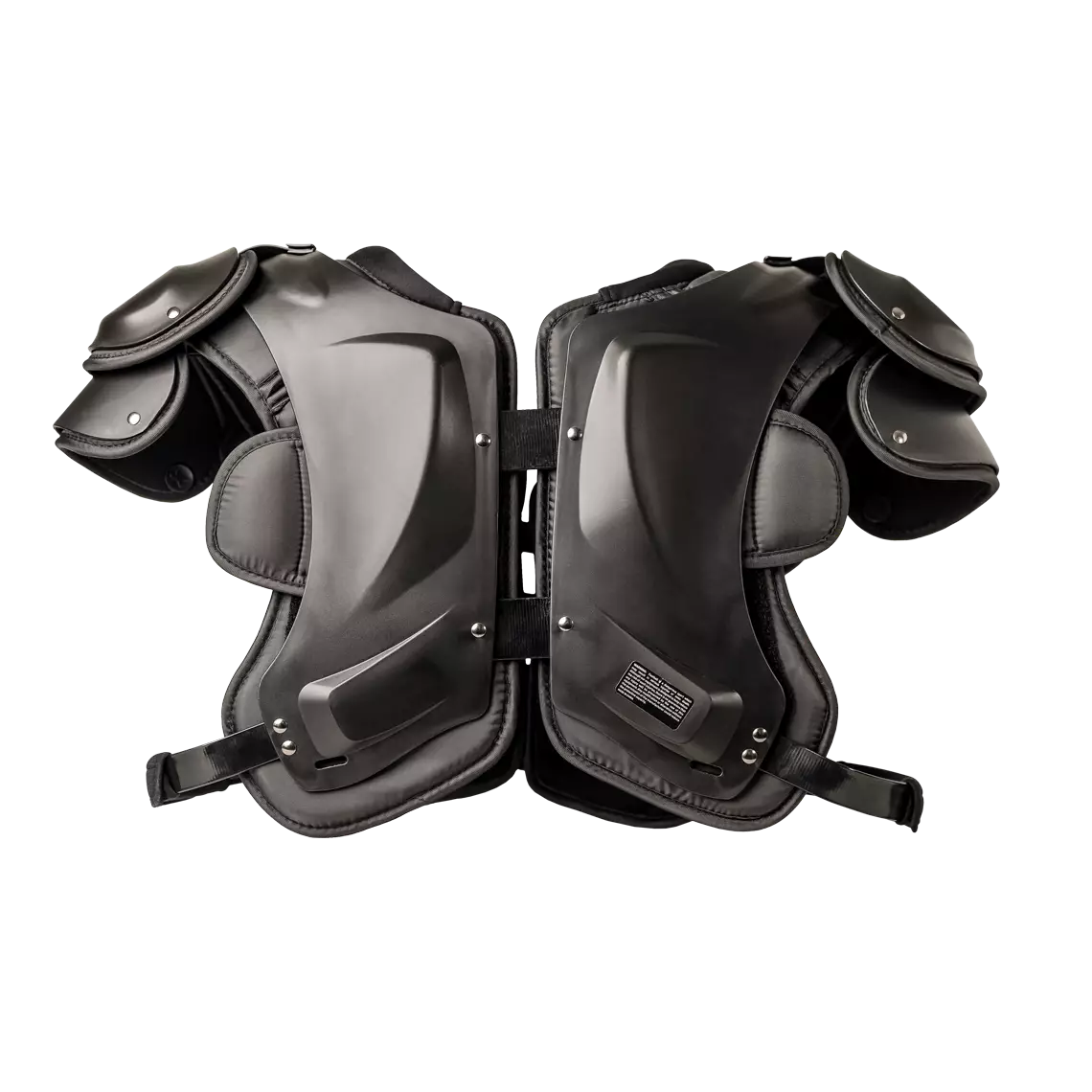 Backside view Xenith Velocity 2 Pro shoulder pads.